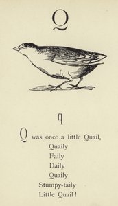 文字Q 作： Edward Lear